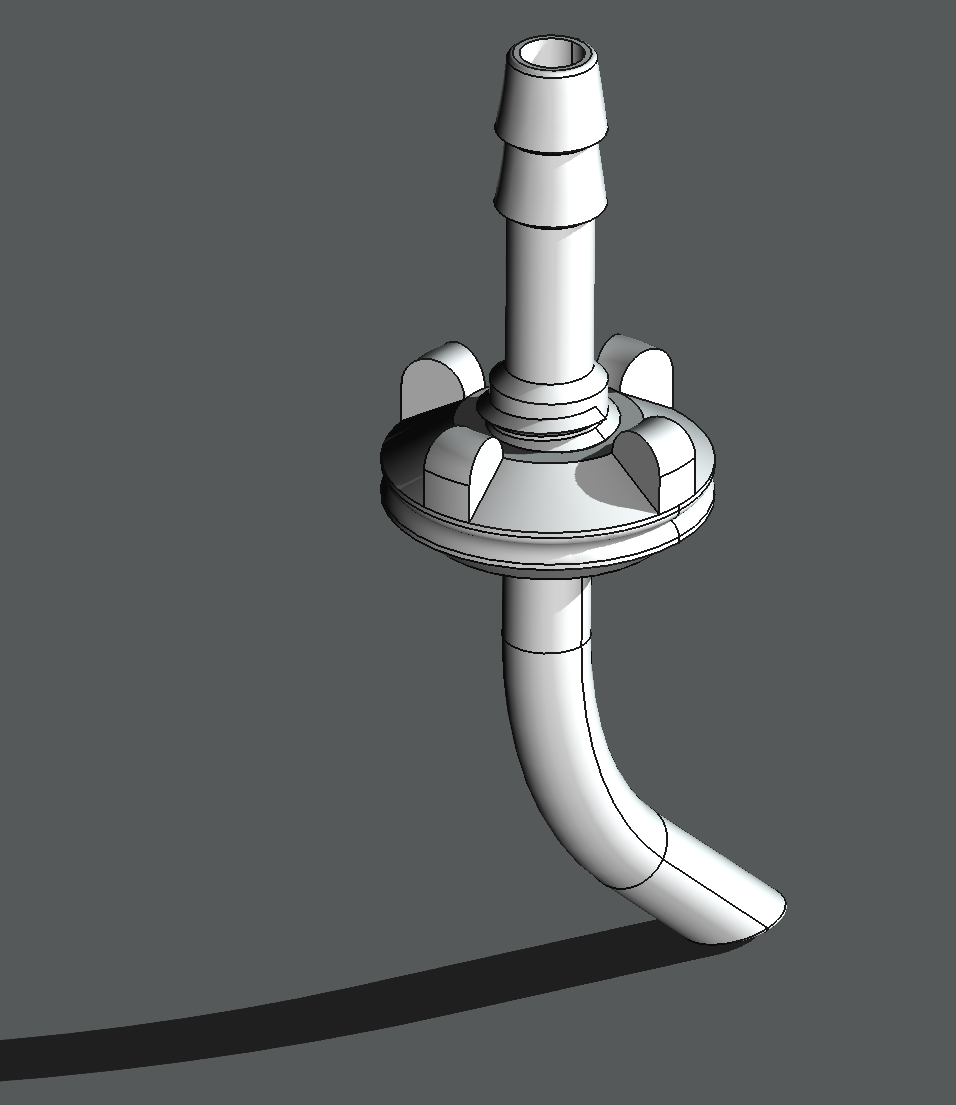 Three dimensional rendering of the periscope product.