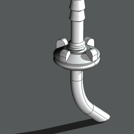Three dimensional rendering of the periscope product.